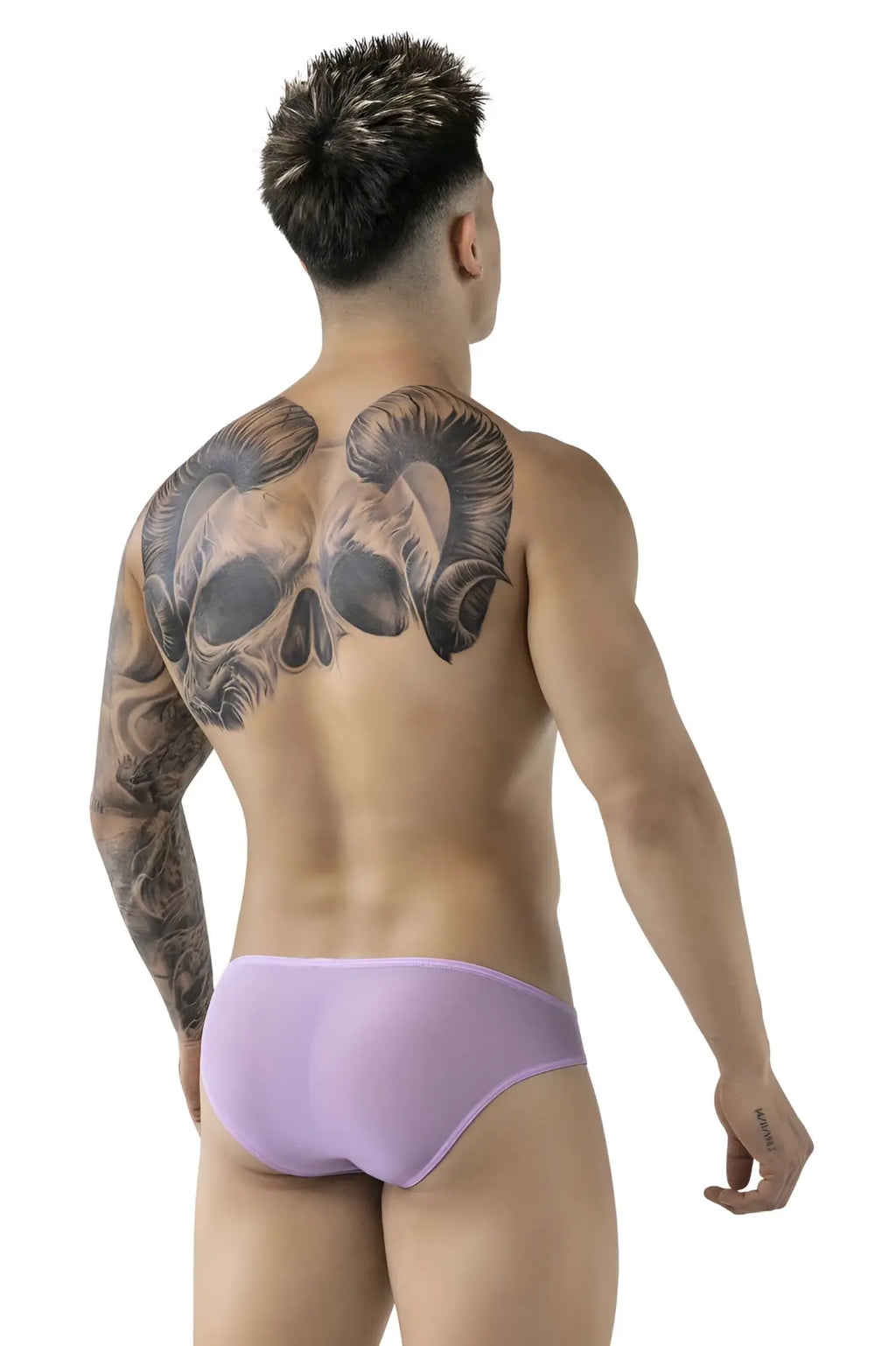 Lavender-colored pikante pik 1822 luxury briefs with smooth stretchy fabric in a form-fitting design
