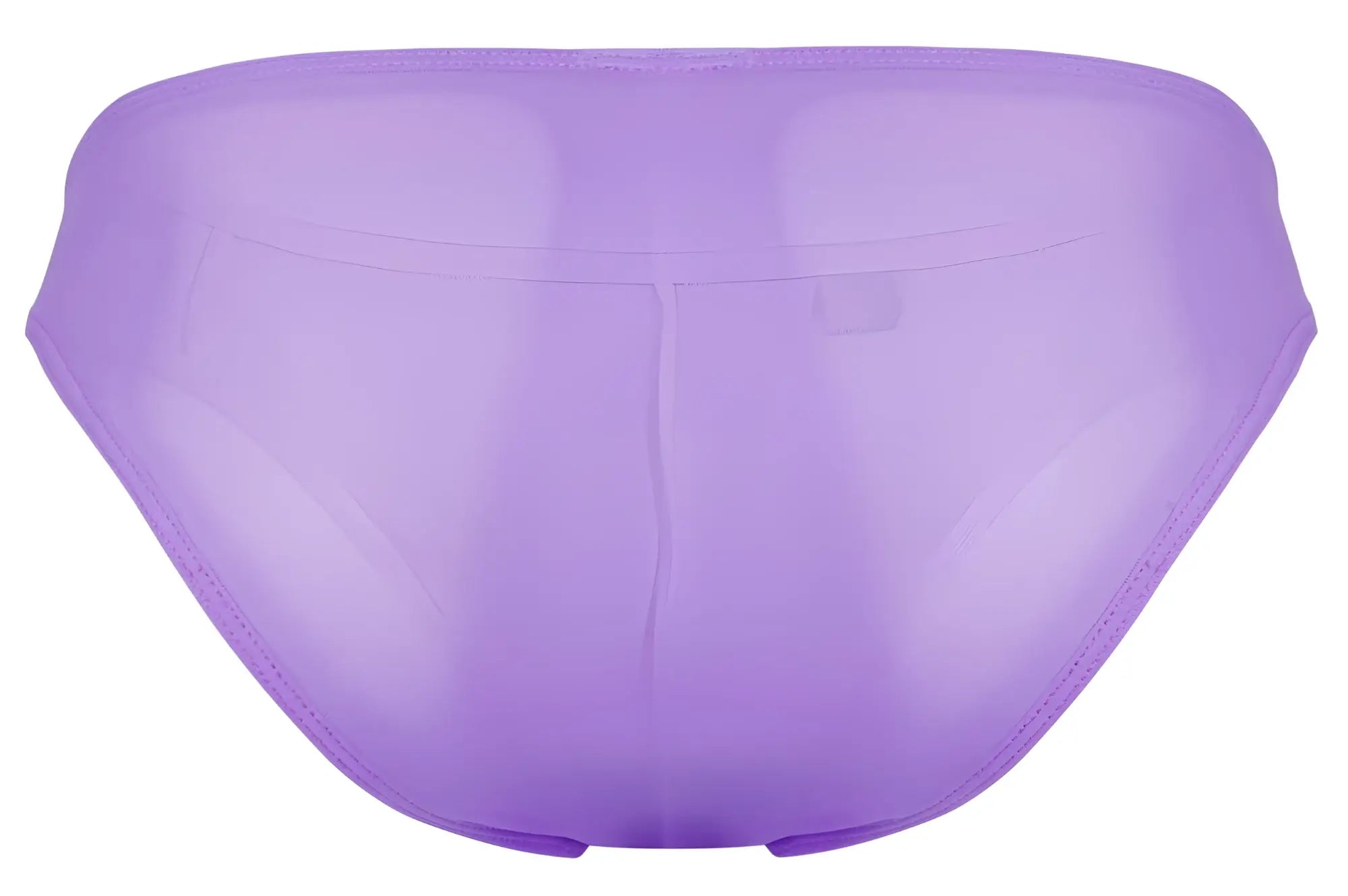 Sheer lavender mesh brief pikante pik 1822 luxury briefs with smooth translucent fabric and subtle edge stitching
