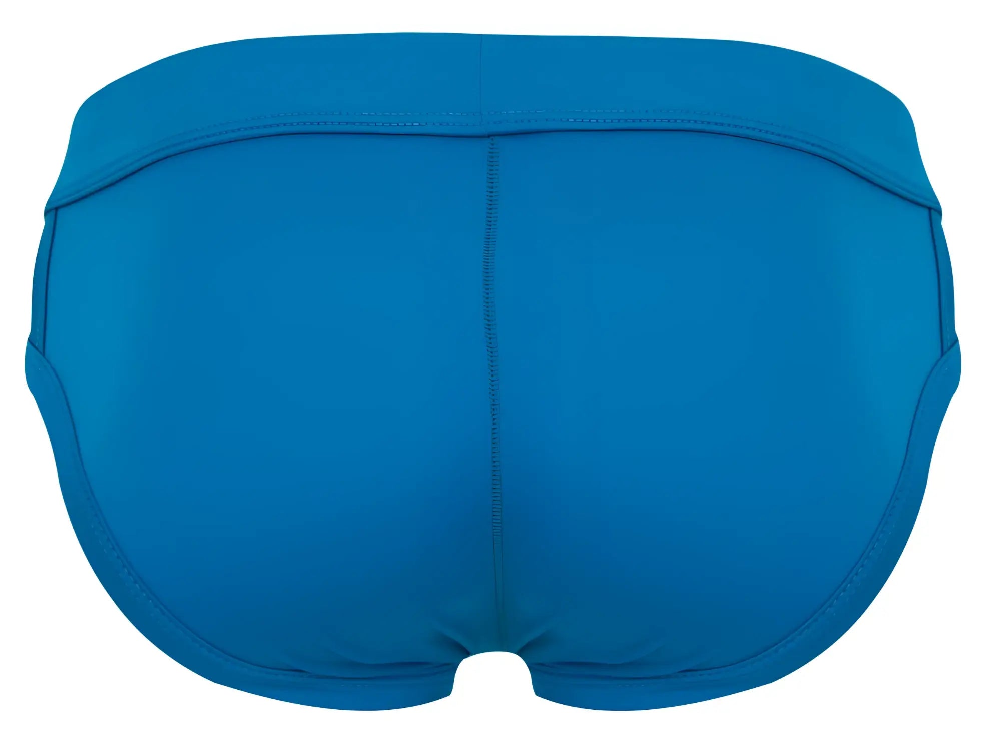 Solid blue pikante pik 2114 lenox briefs with smooth stretchy fabric and clean stitching for swimwear use