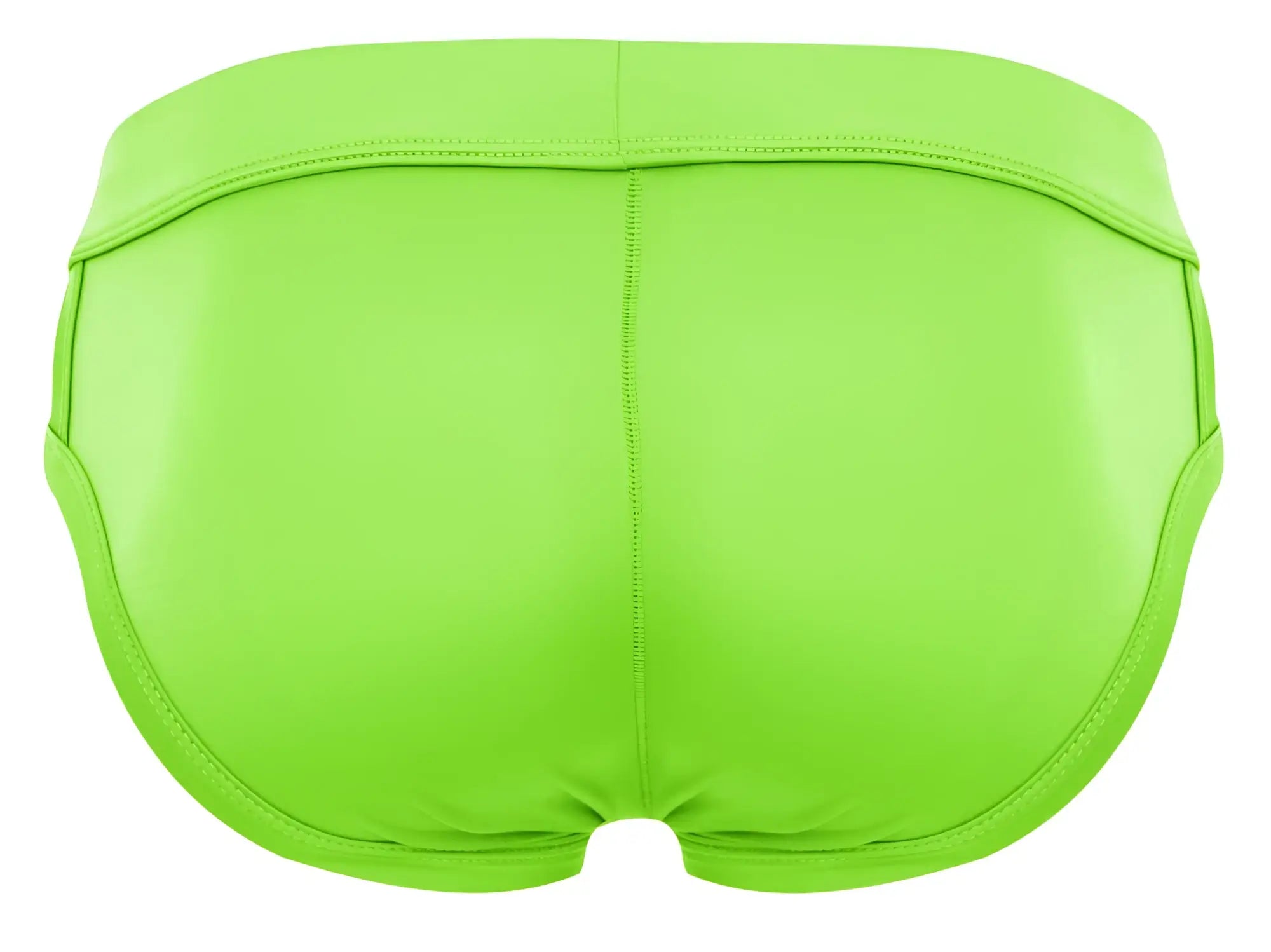Bright lime green Pikante PIK 2114 Lenox briefs with smooth stretchy fabric and clean stitching on waistband