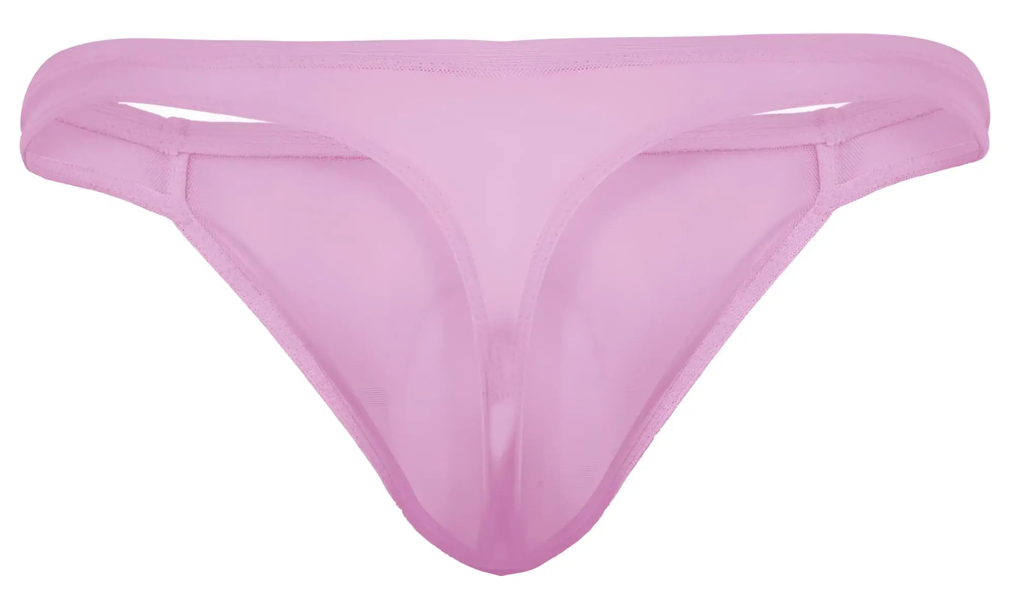 A lilac pikante PIK 2115 amusing thong in soft sheer mesh with smooth stretchy fabric and minimalist design