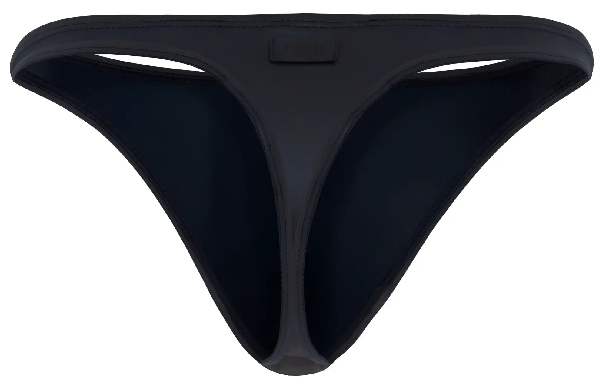 Black pikante pik 2119 candy thong made of smooth stretchy fabric with minimalist design and subtle edge stitching
