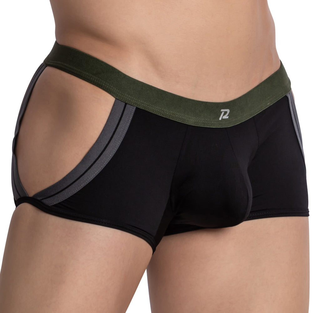 Pistol Pete PPG044 Boxershorts mit offenen Seiten und Paspelierung