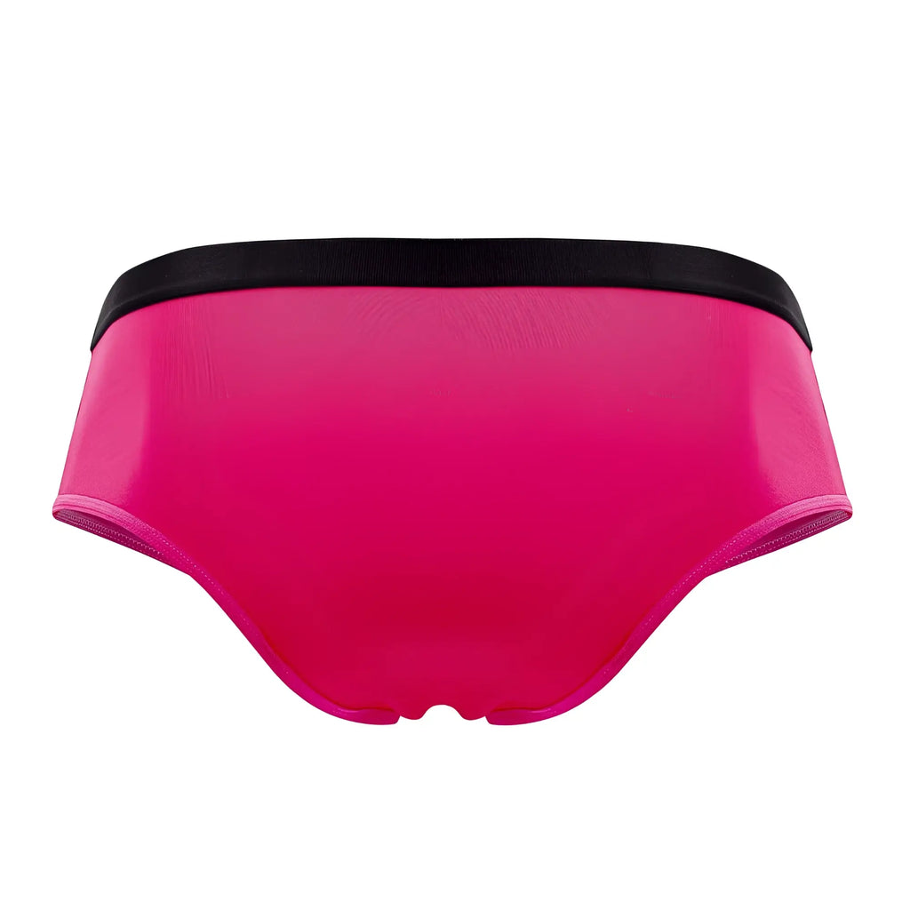 Pink plural pl004 briefs with black elastic waistband made of soft fabric for comfortable everyday wear