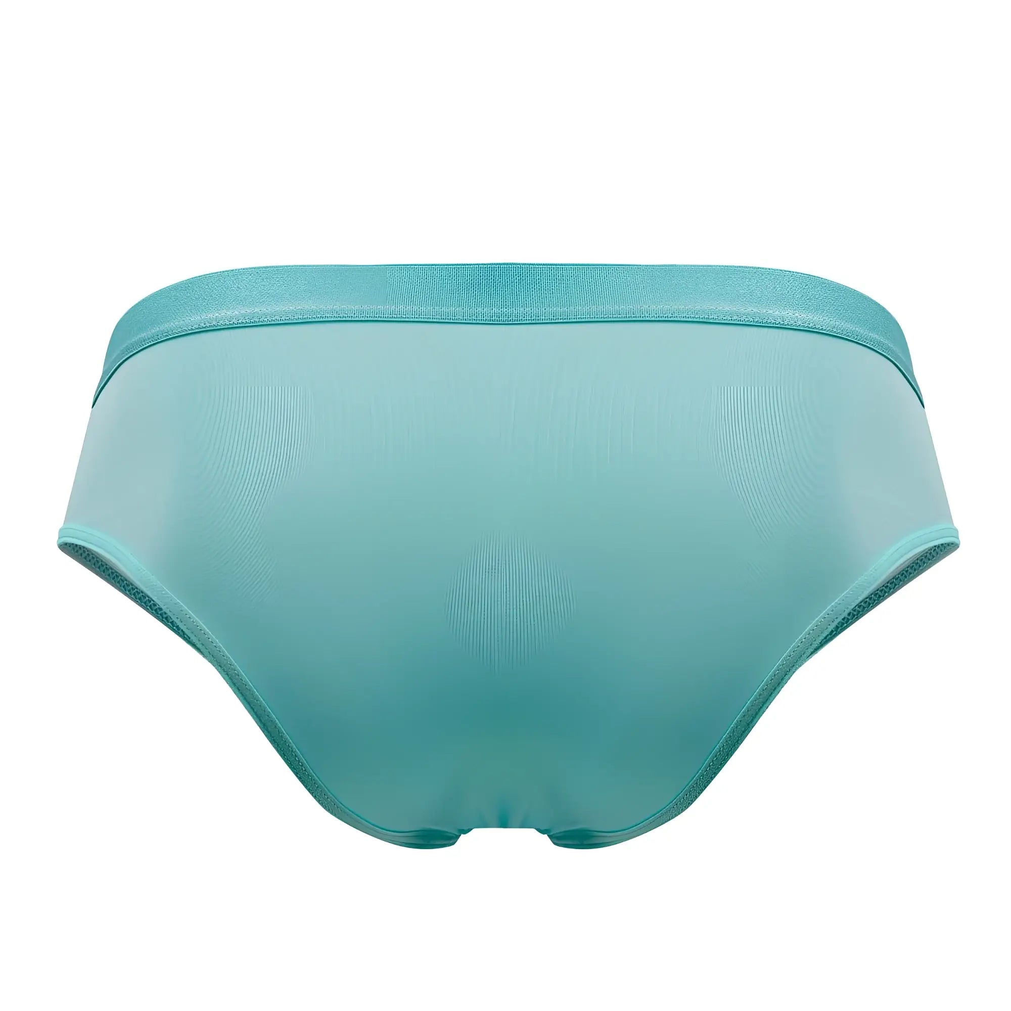 Plural pl006 briefs in mint green feature a sleek solid color with smooth ribbed waistband and seamless fabric design