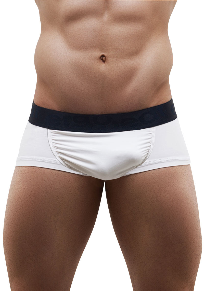 Calzoncillos tipo bóxer Ergowear Feel XV, color blanco y azul marino, talla S, EW0626 EPFE05W