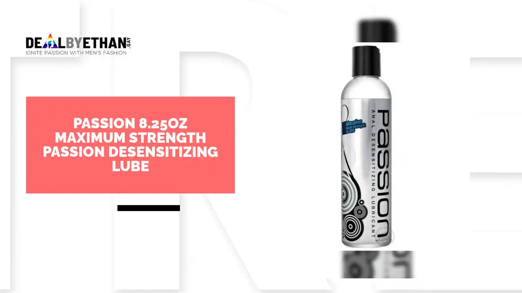 Passion 8.25oz Maximum Strength Passion Desensitizing Lube by@Outfy