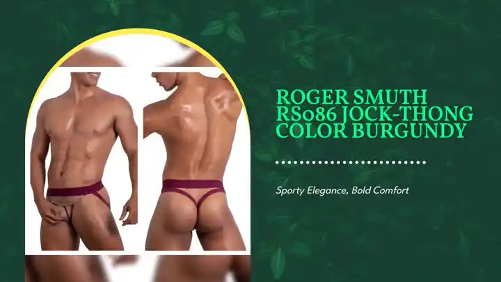 Roger Smuth RS086 Jock-Thong Color Burgundy by@Outfy