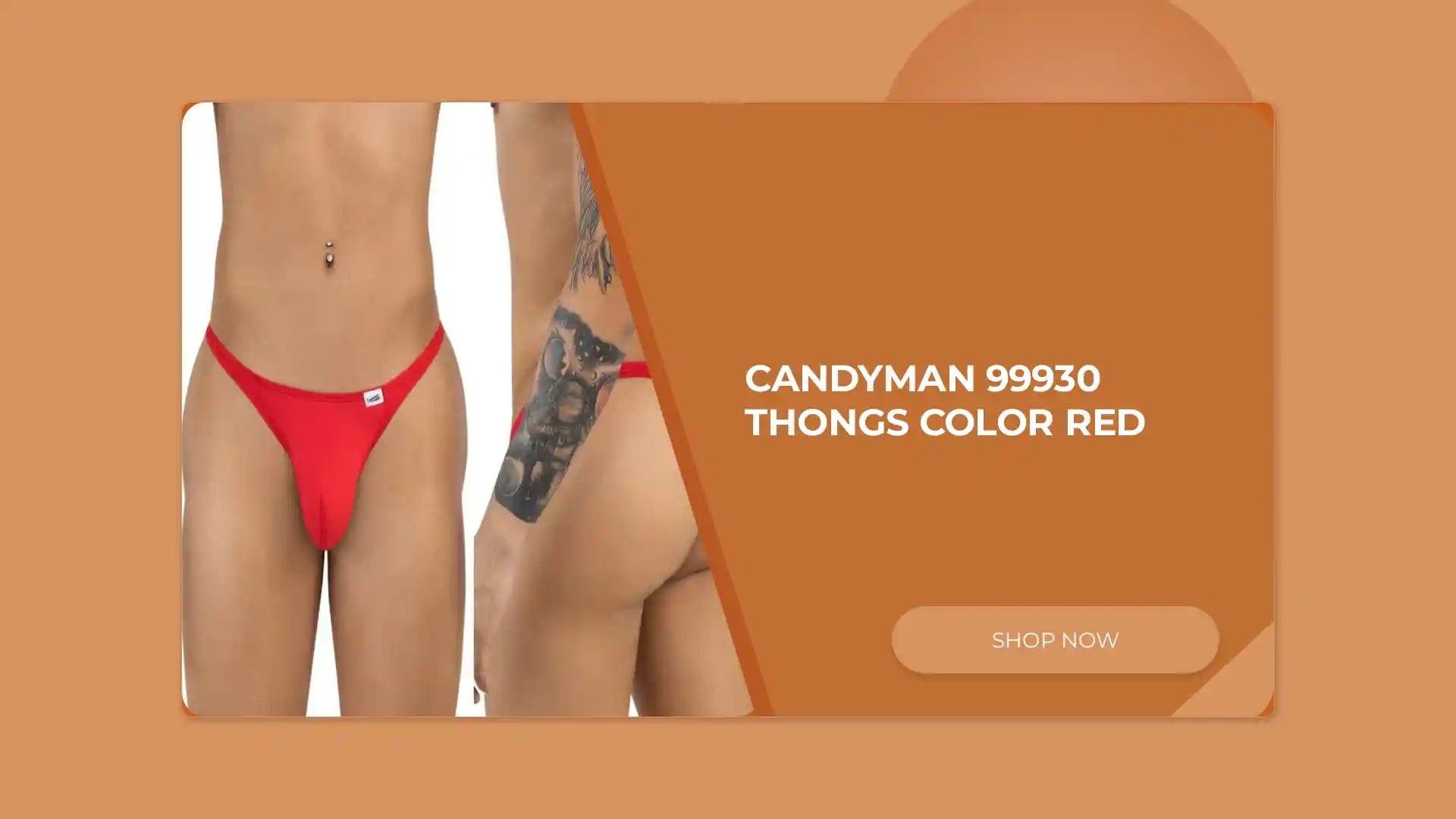 CandyMan 99930 Thongs Color Red by@Outfy
