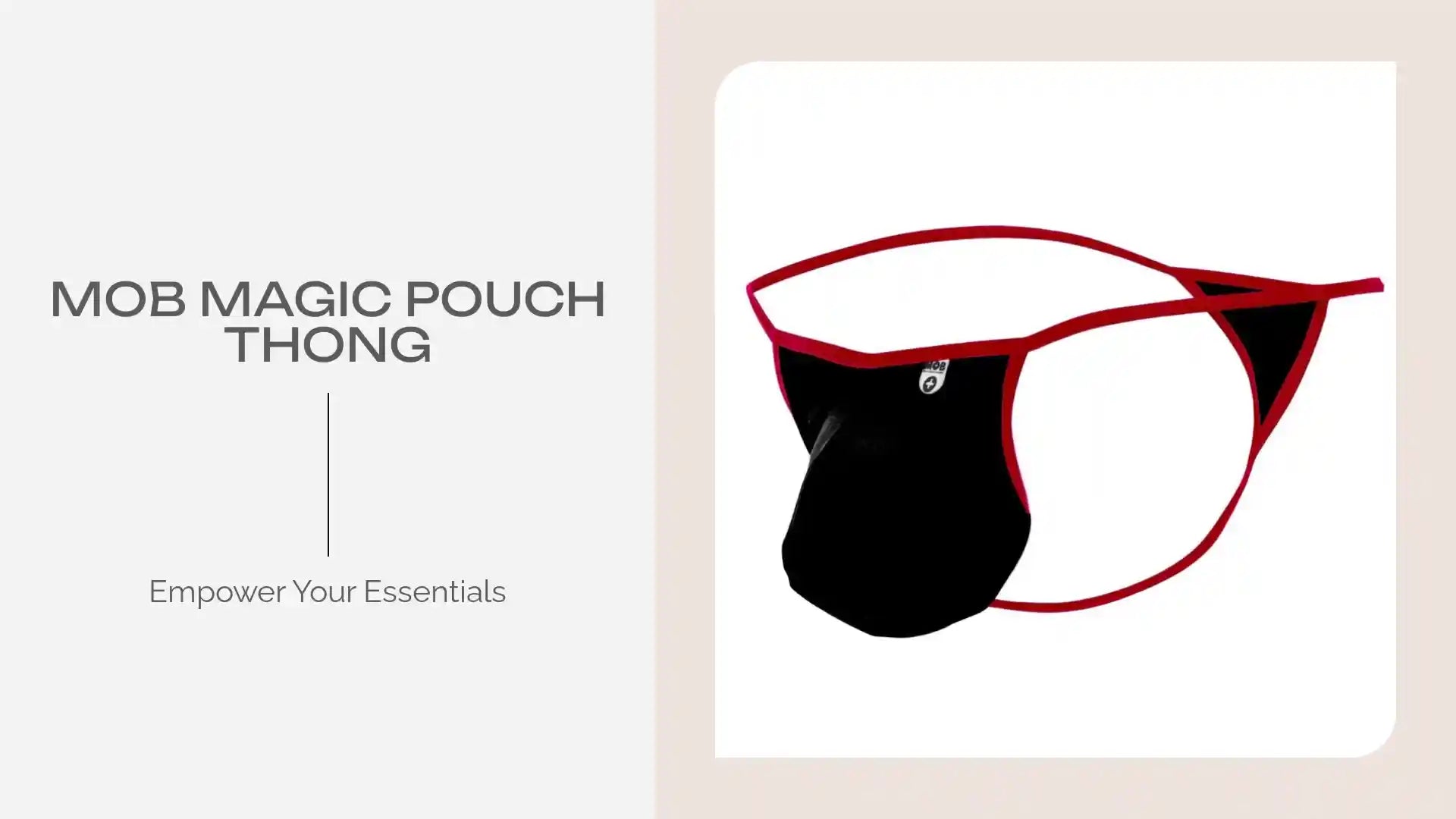 MOB Magic Pouch Thong by@Outfy
