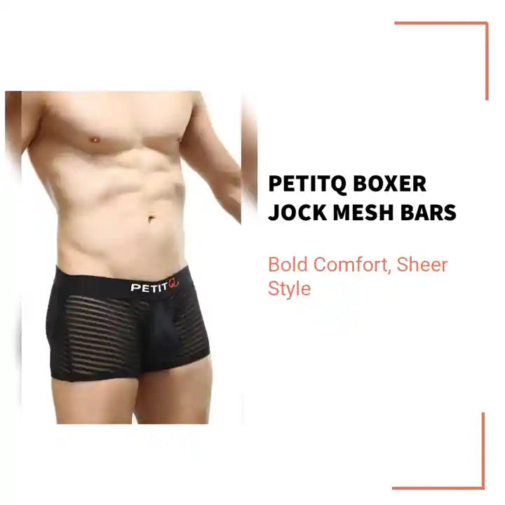 PetitQ Boxer Jock Mesh Bars by@Outfy