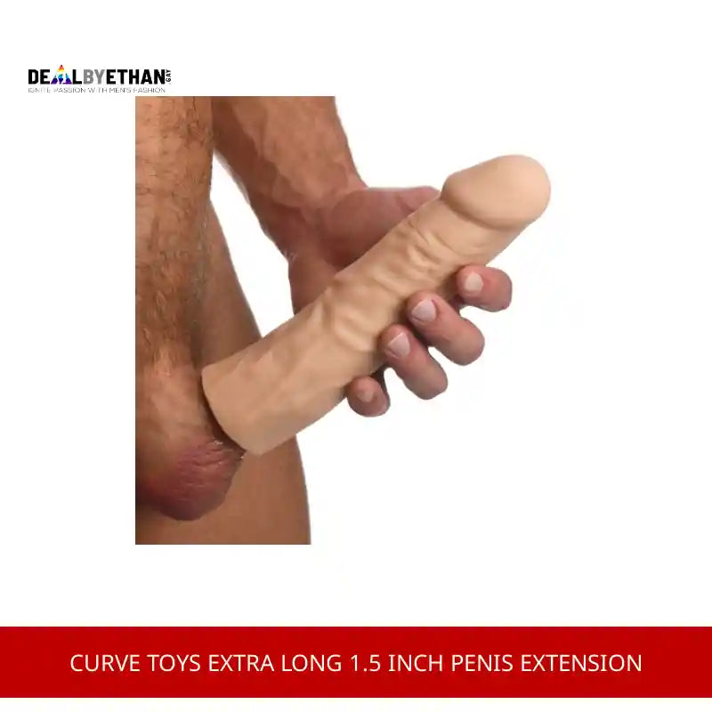 Curve Toys Extra Long 1.5 Inch Penis Extension by@Outfy