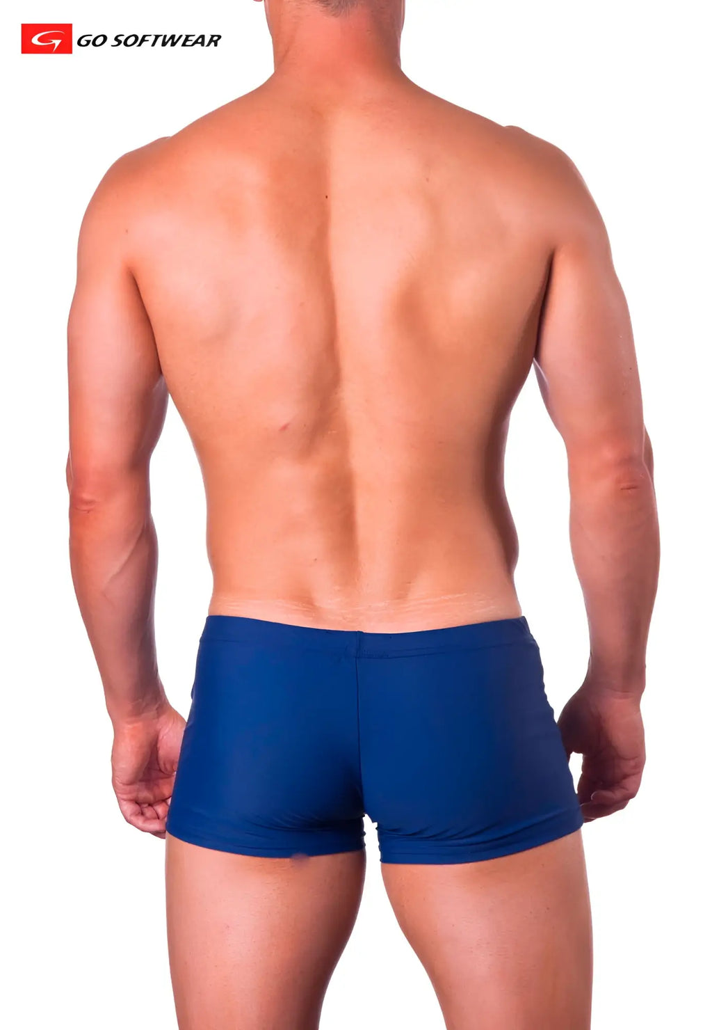Blue athletic briefs from go softwear priapos sq-cut with c-ring designed for comfort and support