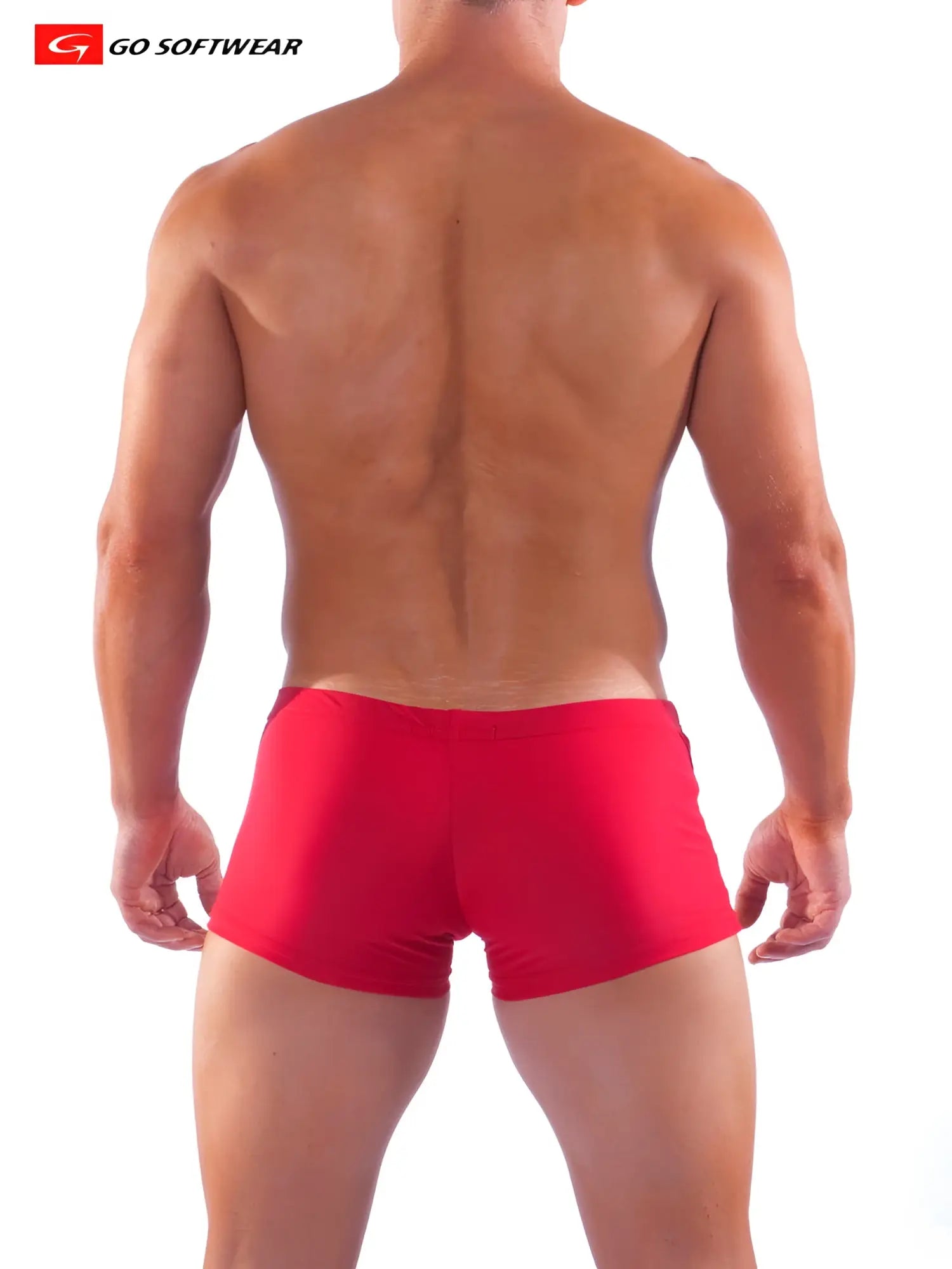 Red athletic briefs priapos sq-cut with c-ring by go softwear designed for comfort and support