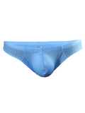 Light blue pride mesh bunz brief with breathable perforated mesh design for lightweight comfort