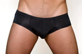 Black pride metro bunz boxer briefs with plus pouch made of smooth form-fitting fabric with subtle texture
