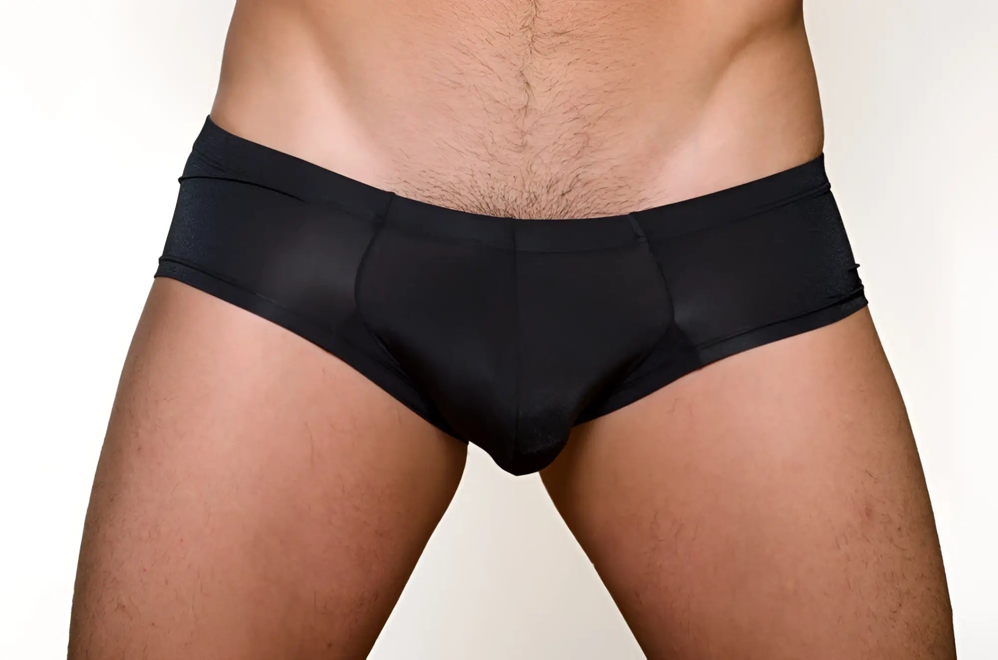 Black pride metro bunz boxer briefs with plus pouch made of smooth form-fitting fabric with subtle texture