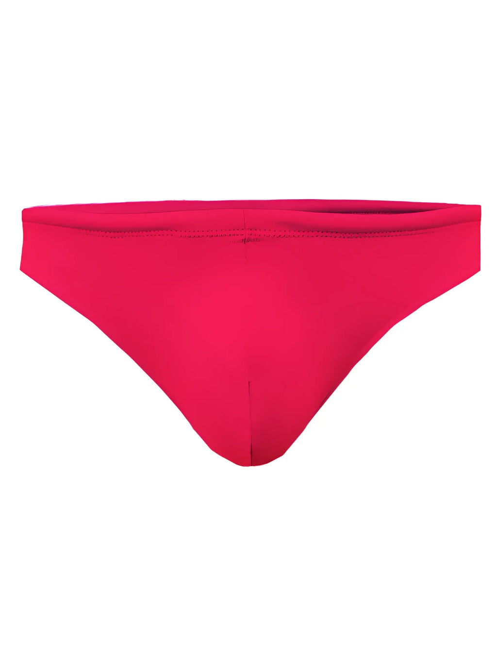 Pride swim bikini bright pink seamless swim trunks with smooth fabric finish for comfortable swimwear use