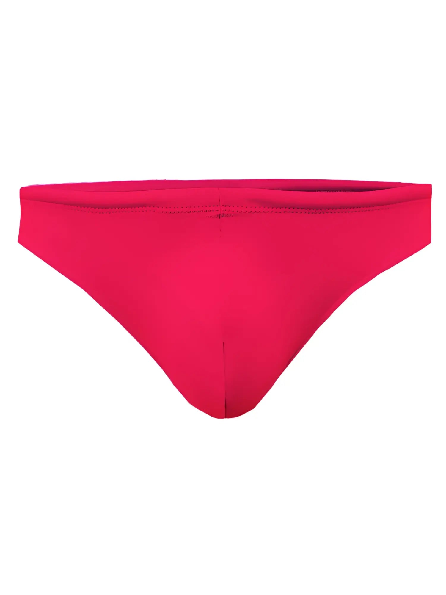 Pride swim bikini bright pink seamless swim trunks with smooth fabric finish for comfortable swimwear use