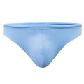 Light blue pride swim bikini with seamless design and smooth fabric finish ideal for swimming and beachwear