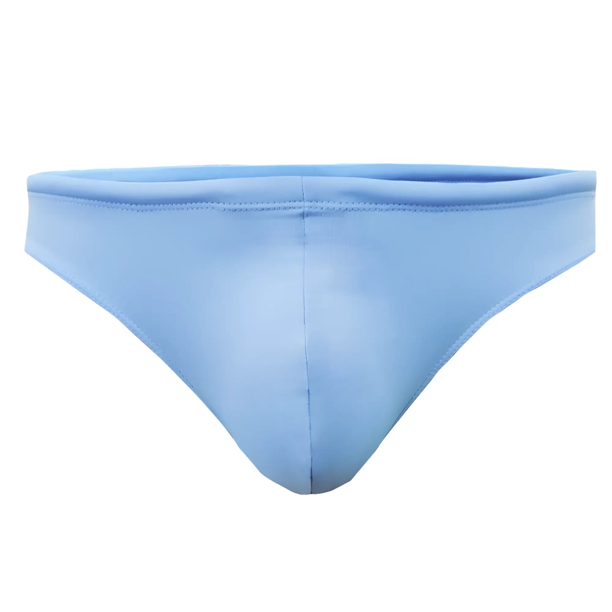Light blue pride swim bikini with seamless design and smooth fabric finish ideal for swimming and beachwear