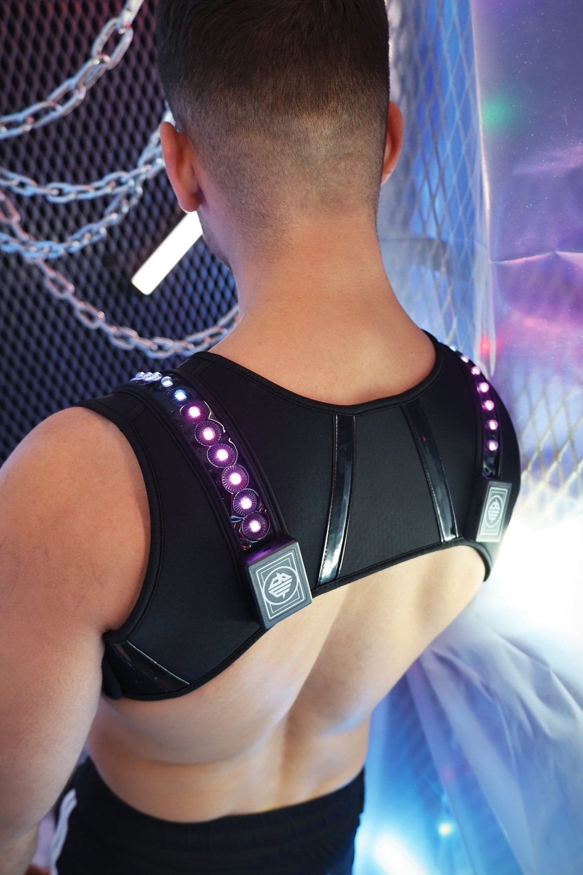 Breedwell Gay Men's Prismaglow Chest Harness