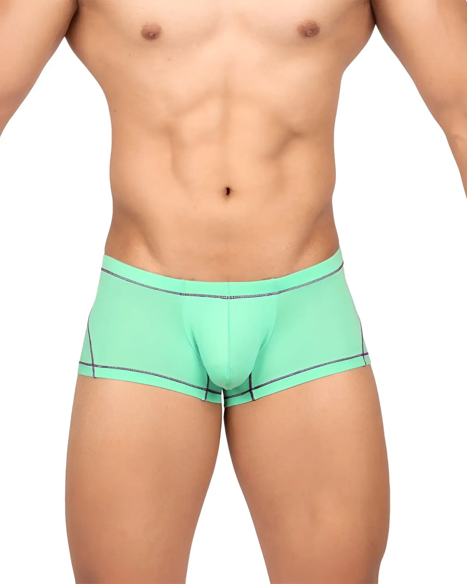Mint green briefs with black trim detailing private structure epus4570 prime elysian hipster color cyan