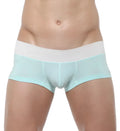 Private Structure Nexus trunk boxer brief underwear in reef blue with smooth, form-fitting design size L
