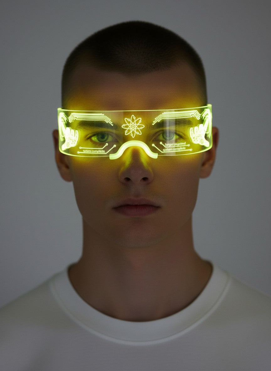 KBW Global Cyberpunk Light Up Glasses - Multi