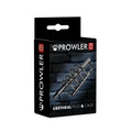 Black and silver metal urethral plug with spiral cage design in branded prowler box for urethral play