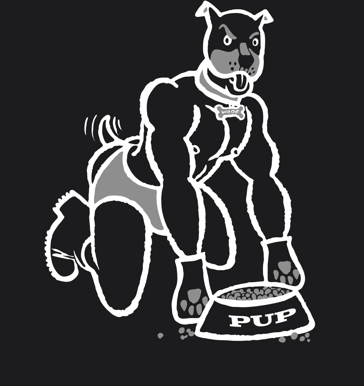 Pup Illustration - Premium Cotton