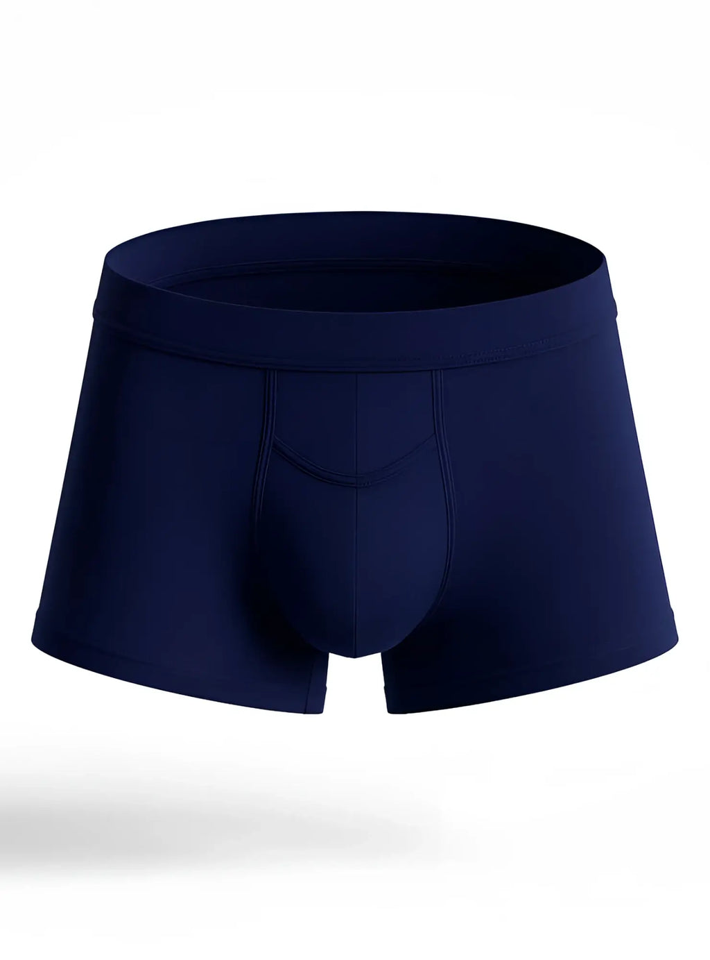 PureComfort cotton trunk navy blue men’s briefs with smooth, form-fitting fabric and contoured design