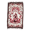 CA-RIO-CA REI NETUNO Burgundy Canga de Praia- Brazilian Beach Towel (Sarong / Pareo)