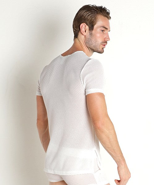 GRID MESH T-SHIRT