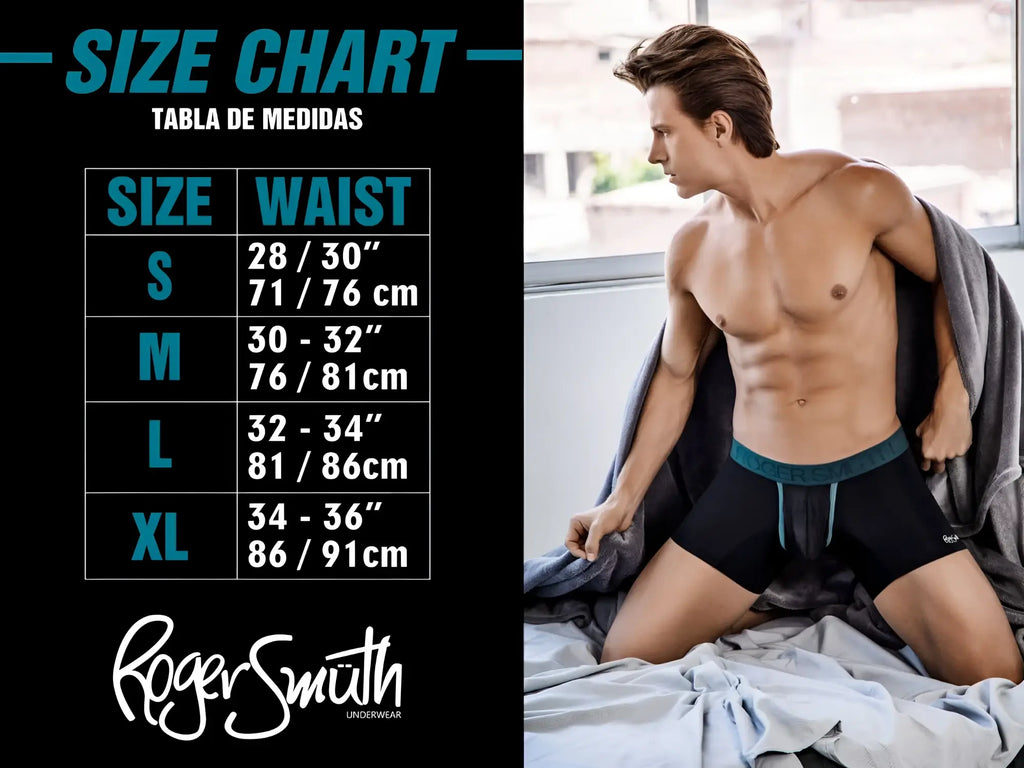 Black roger smith jock-thong briefs with teal elastic waistband and side trim rs086 model in black color