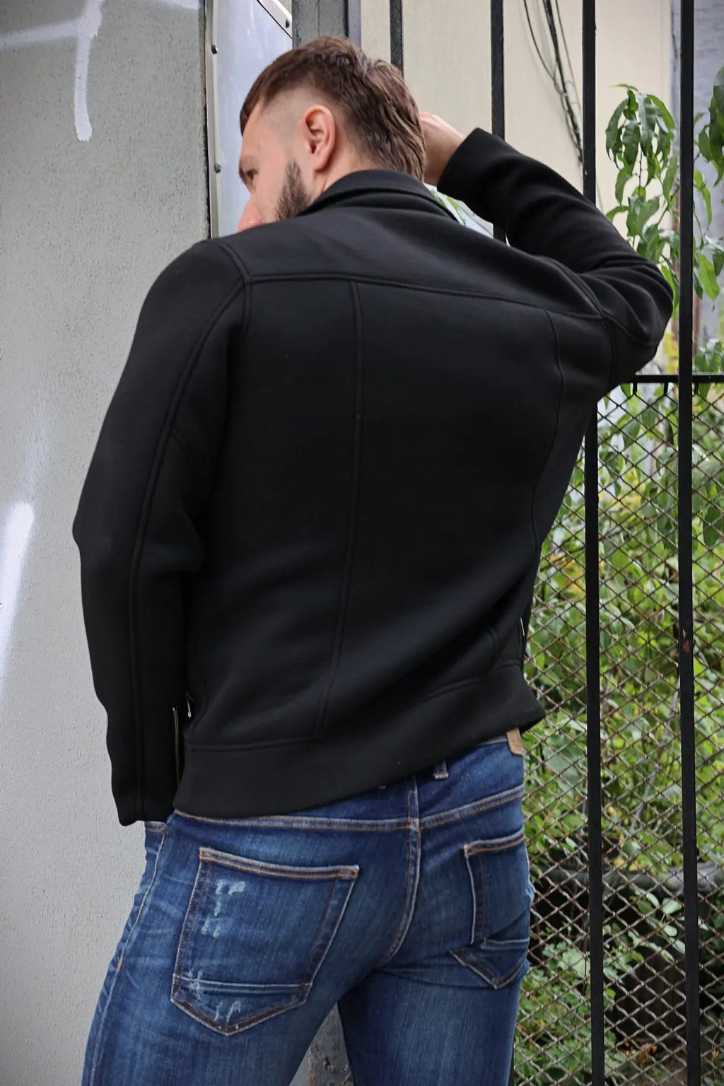 Breedwell Gay Men's Rough & Ready Biker Jacket