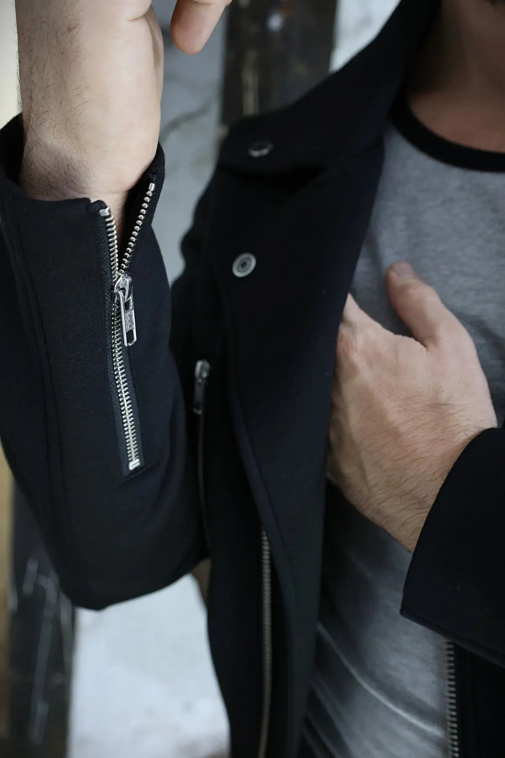 Breedwell Gay Men's Rough & Ready Biker Jacket