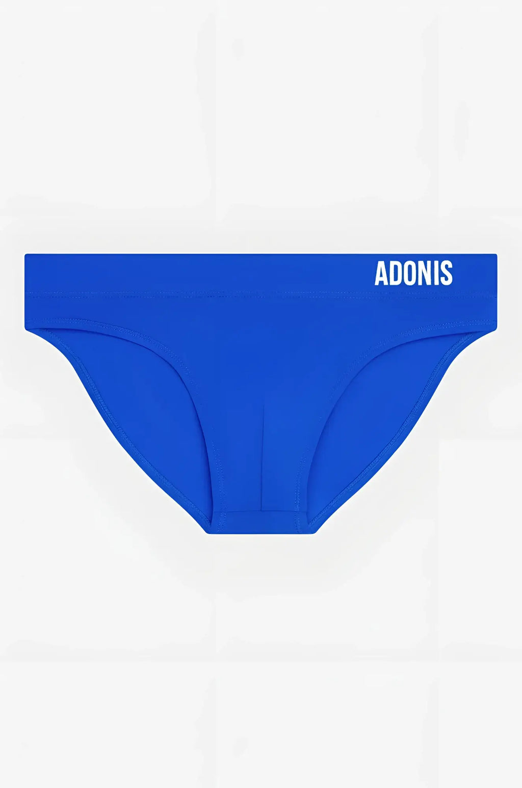 Royal blue adonis brand swim brief with bright blue color and clean minimalist design for swimming use