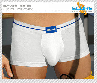 Score Men's Boxer - White