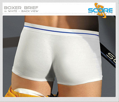 Score Men's Boxer - White