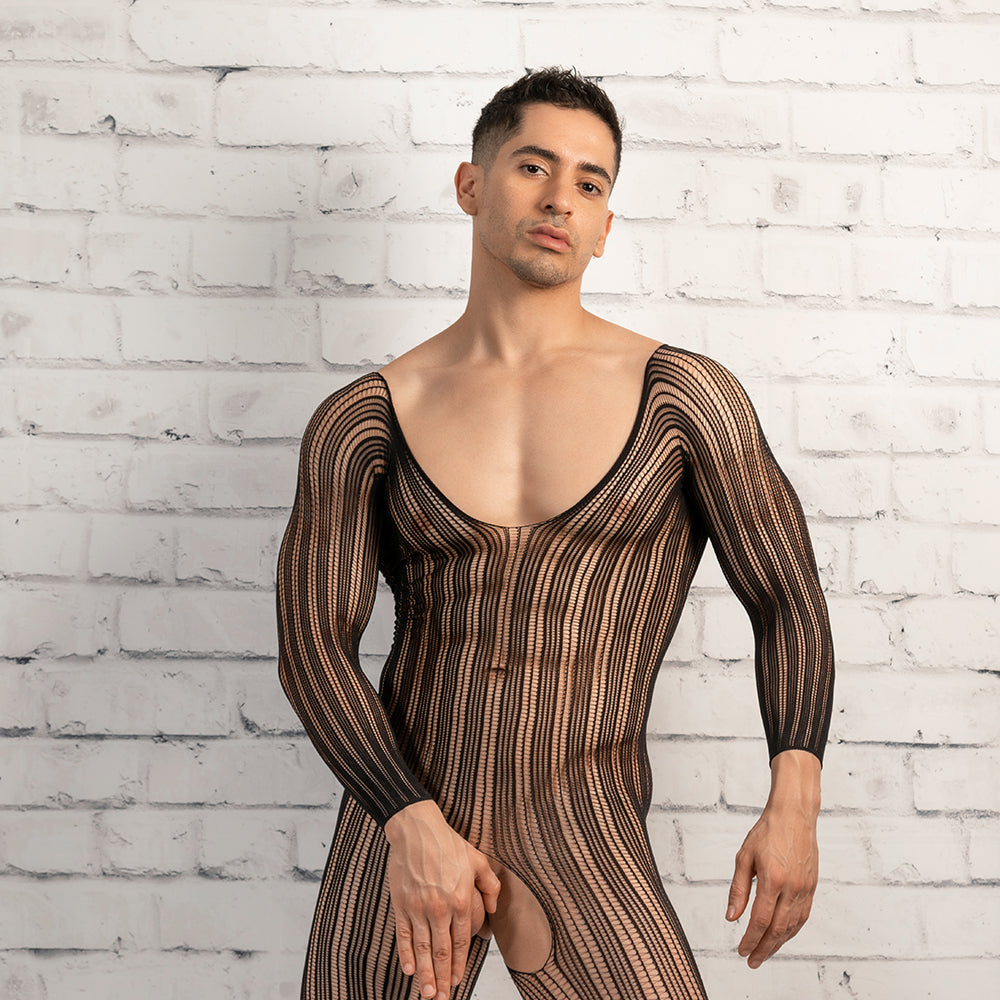 Secret Male SMC010 Spitzen-Bodystocking