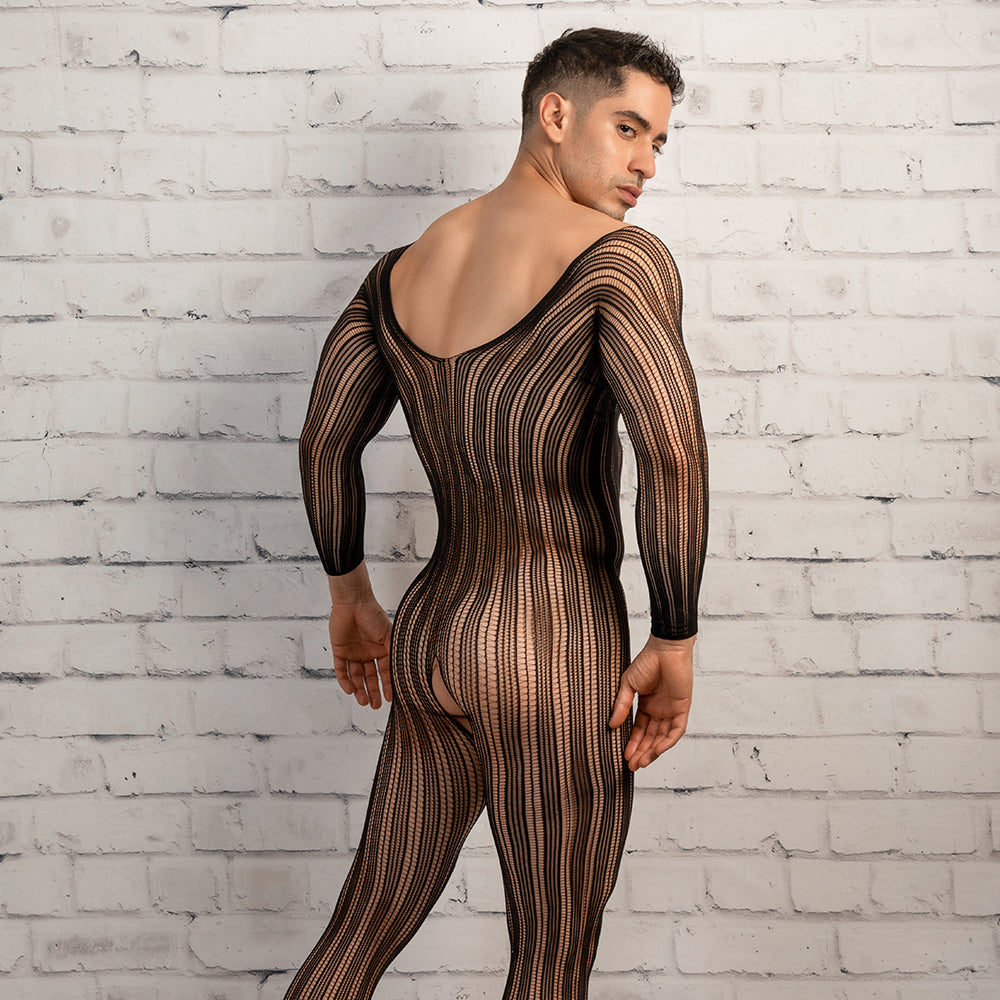 Secret Male SMC010 Spitzen-Bodystocking