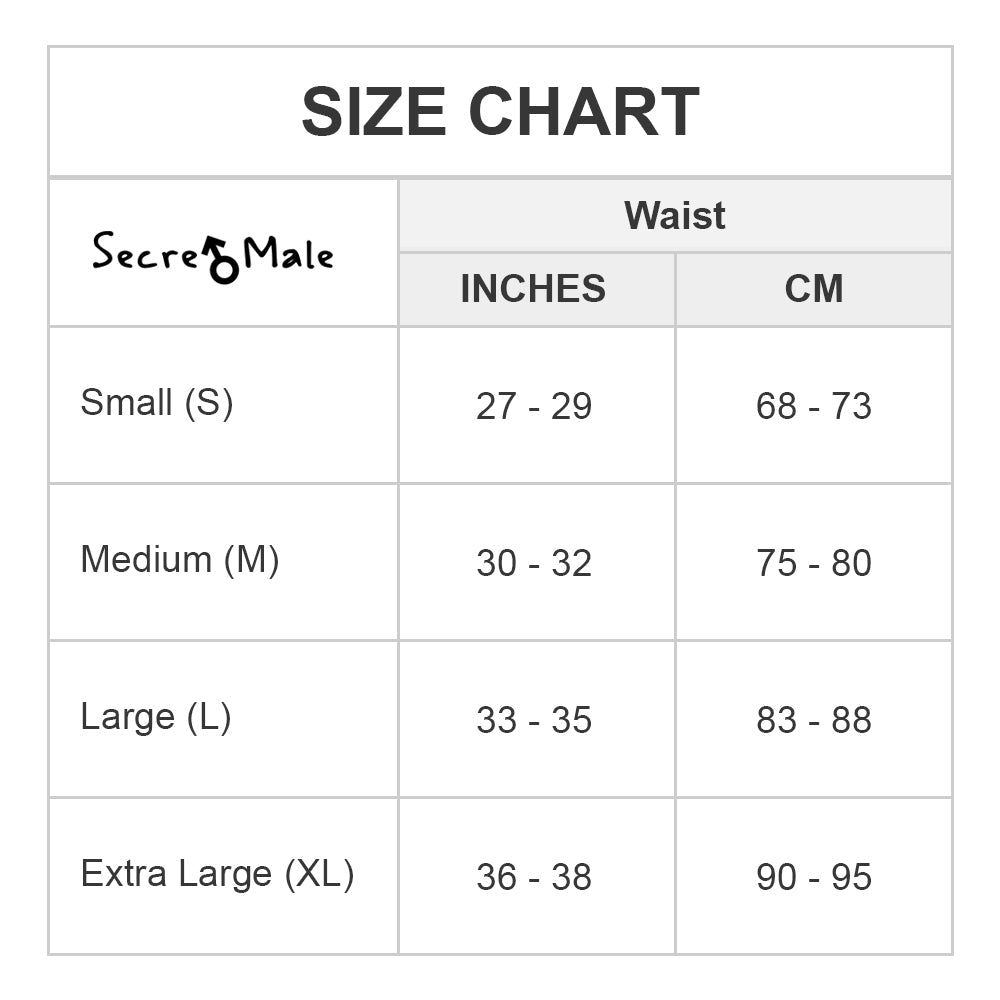 Secret Male SMA018 Kurzes Spitzentop