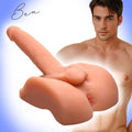 SexFlesh Big Ben fuckable cock and ass toy: a realistic, skin-toned, dual-orifice adult product for intimate use.