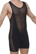 PetitQ Men's Singlet Bassun Black