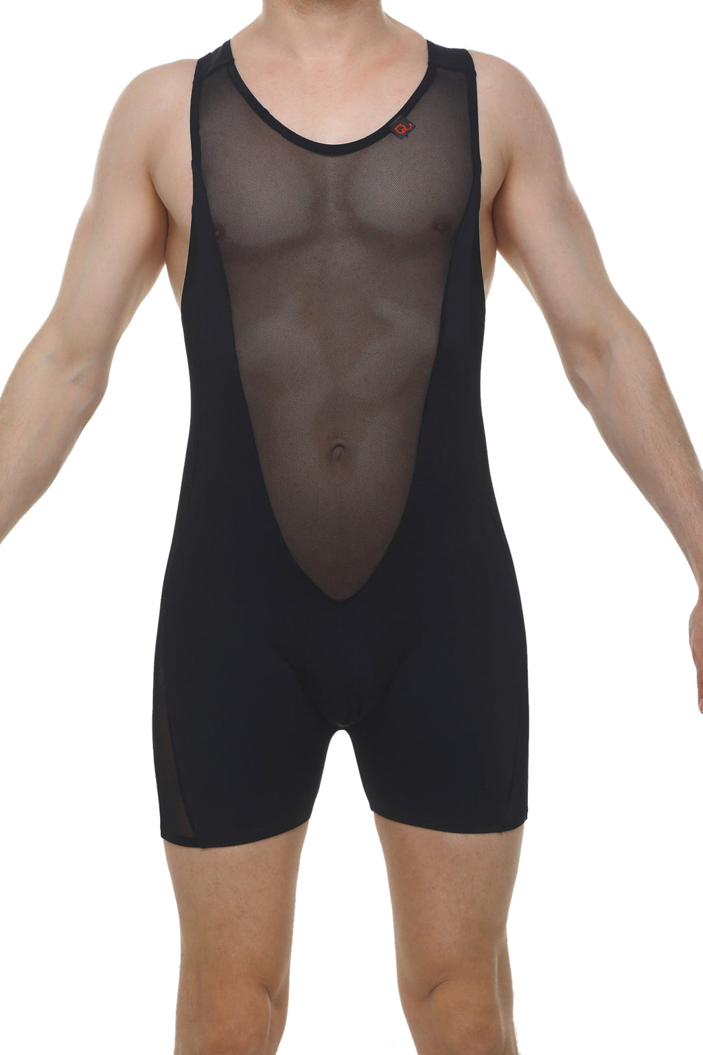 PetitQ Men's Singlet Bassun Black