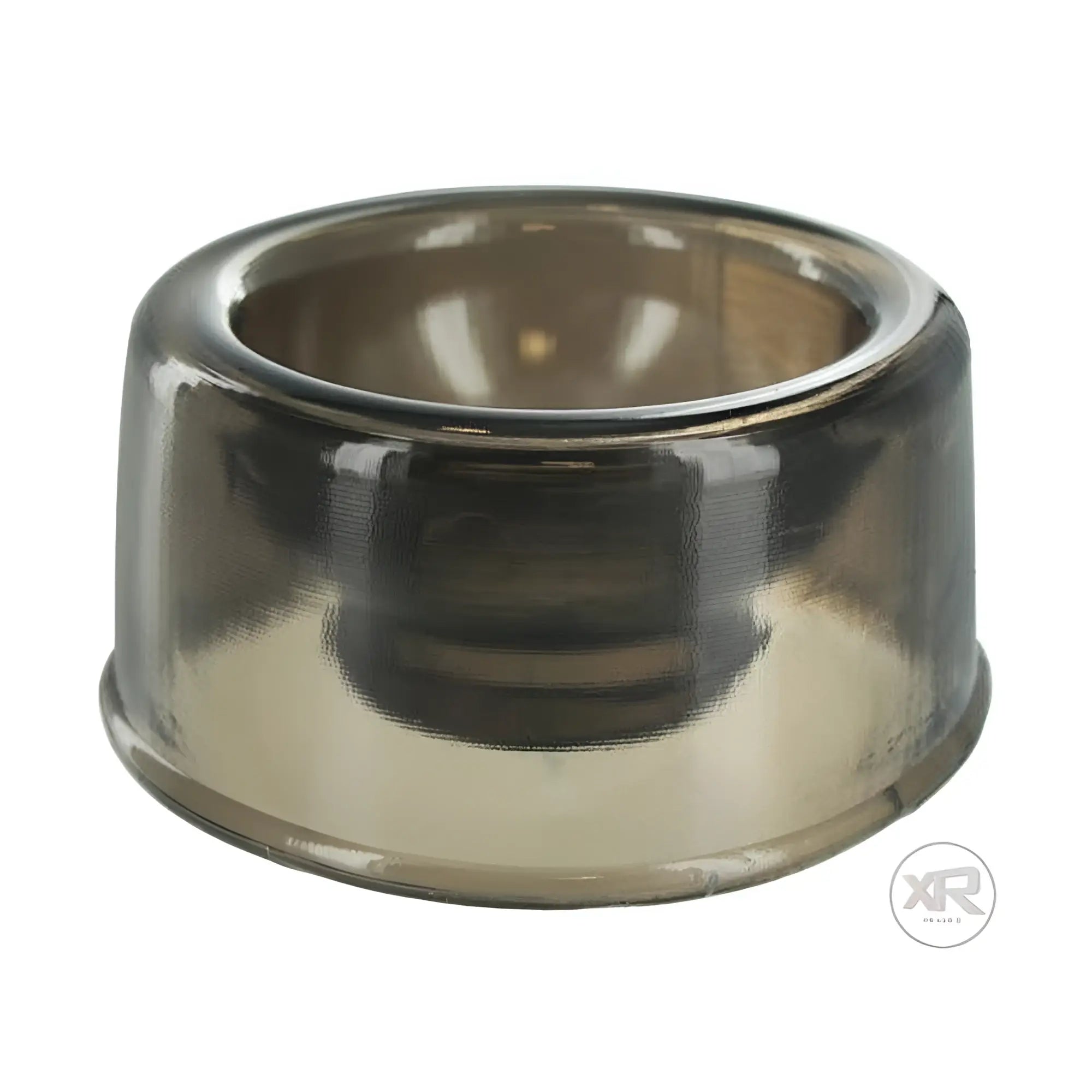 Size Matters Comfort Penis Pump Cylinder Seal: A round, translucent, dark gray silicone replacement gasket ring.