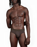 Brown calvin klein skin brief stunning with matching waistband made of soft breathable fabric for everyday comfort