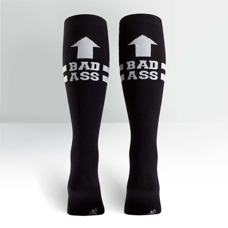 Calcetines altos hasta la rodilla Sock It To Me Bad Ass S0014 Talla M