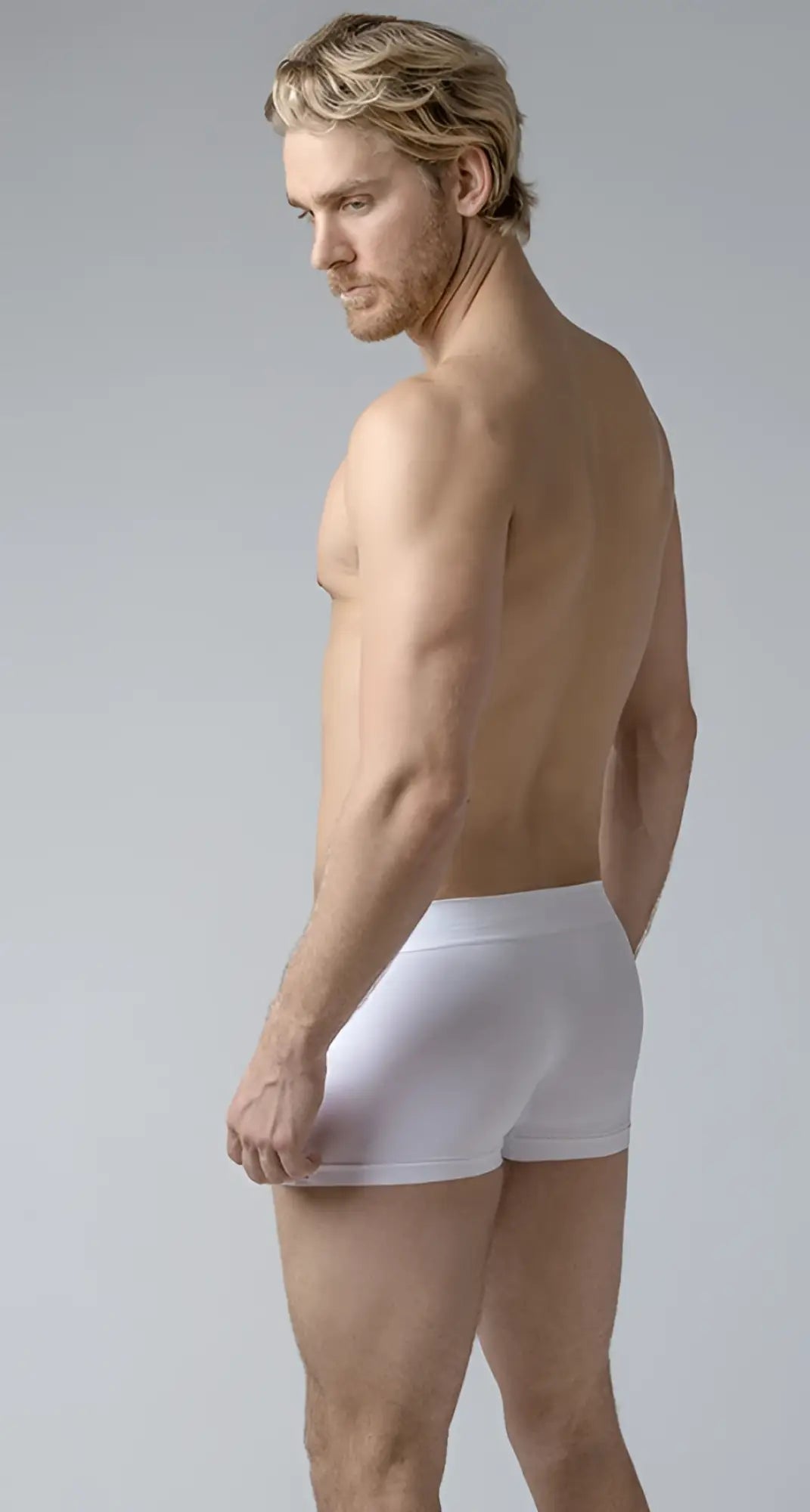 White cotton softest short trunks with smooth fitted design for comfortable everyday wear